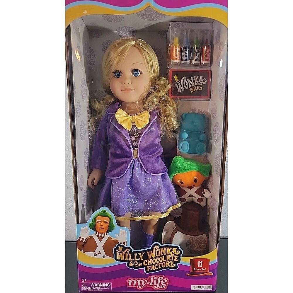 My Life As‎ WILLY WONKA & THE CHOCOLATE FACTORY Blonde Hair 18" Doll New